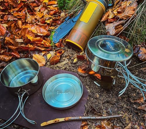 Steel Dual Pot Camp Kit