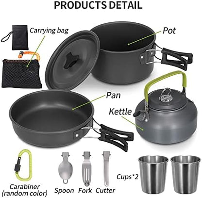 Lightweight Hiker Utensil Group