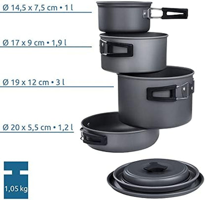 Durable Aluminum Pot Septet
