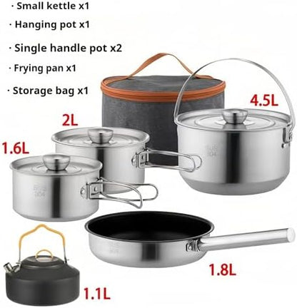 Mesh Bag Steel Pot Group