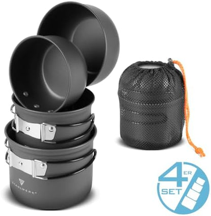 Non-Stick Aluminum Vessel Quad