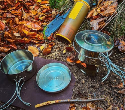 Steel Dual Pot Camp Kit